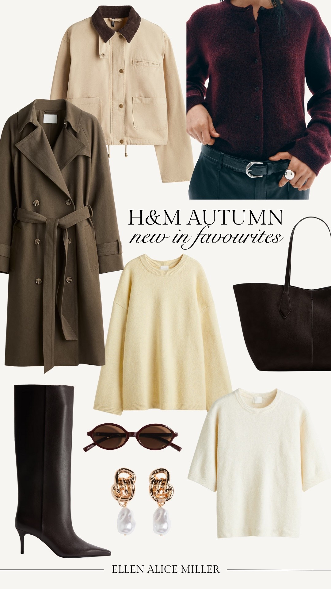 H&M autumn must haves 🍂 Pinterest inspired favs for the autumn season. Trenchcoat, boots, knits, autumn accessories 

#LTKautumn #LTKeurope