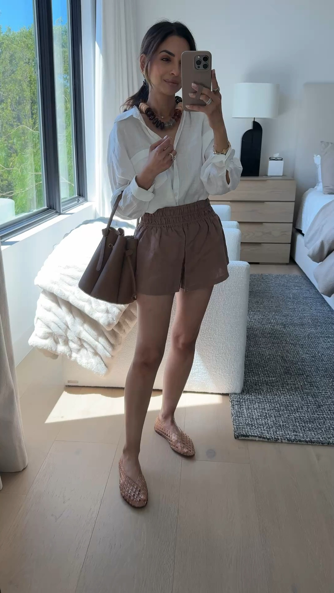 These @Anthropologie  shorts are such a simple basic that you can styling so many ways for spring! I’m wearing size XS Petite.

#LTKootd #LTKPetite #LTKSeasonal