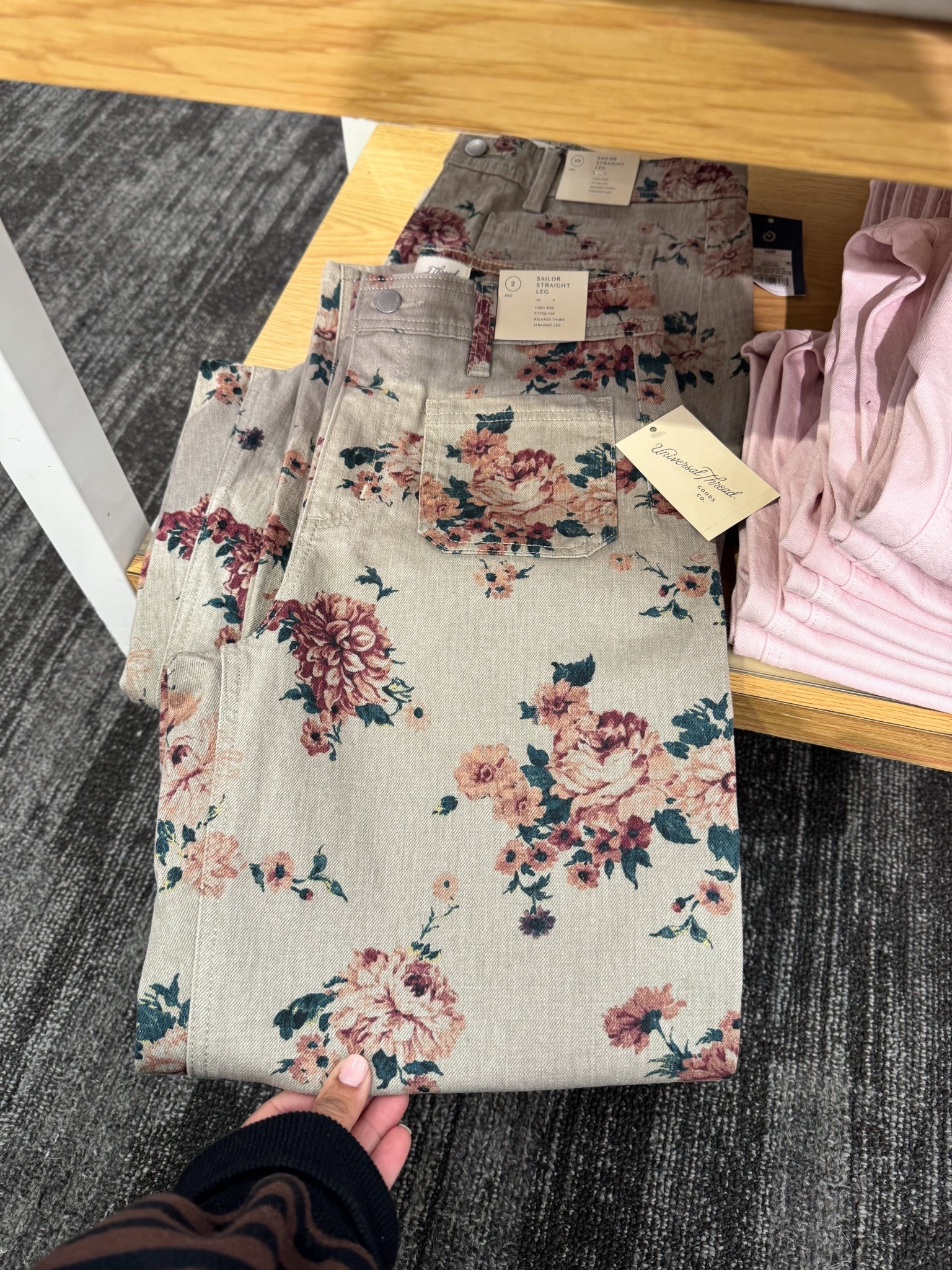 new floral jeans 

target, target style 