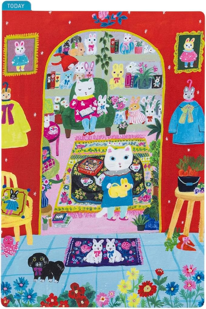 Hobonichi Techo Accessories Yumi Kitagishi: Hobonichi Pencil Board for A6 Size (In the Room) | Amazon (US)