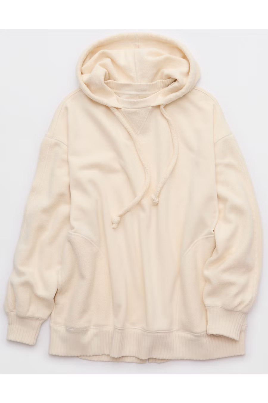 Aerie TrÃ¨s Chic Chenille Hoodie Women's Natural S | American Eagle Outfitters (US & CA)