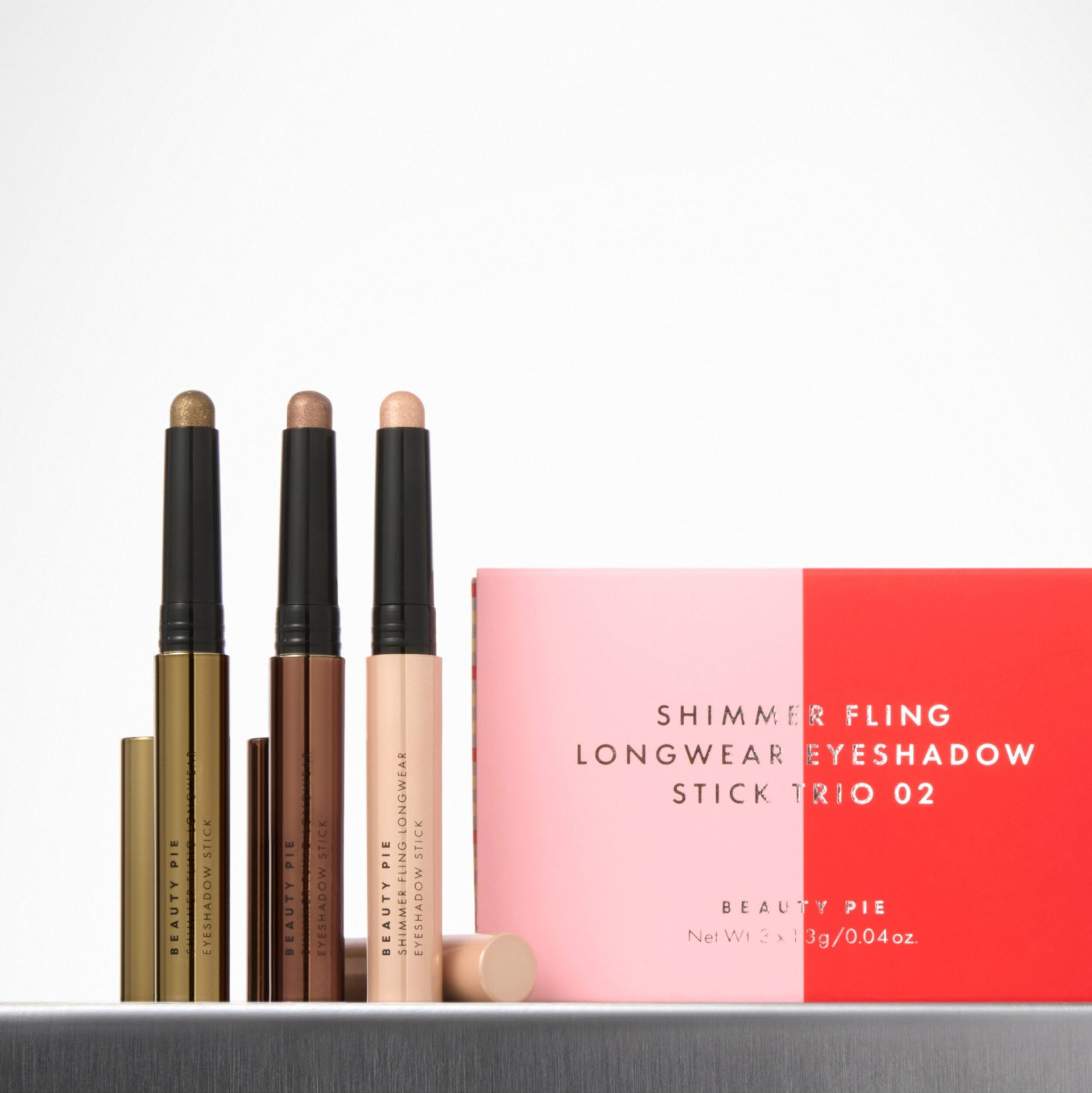 Shimmer Fling Longwear Eyeshadow Stick Trio | BEAUTY PIE | Beauty Pie (UK)