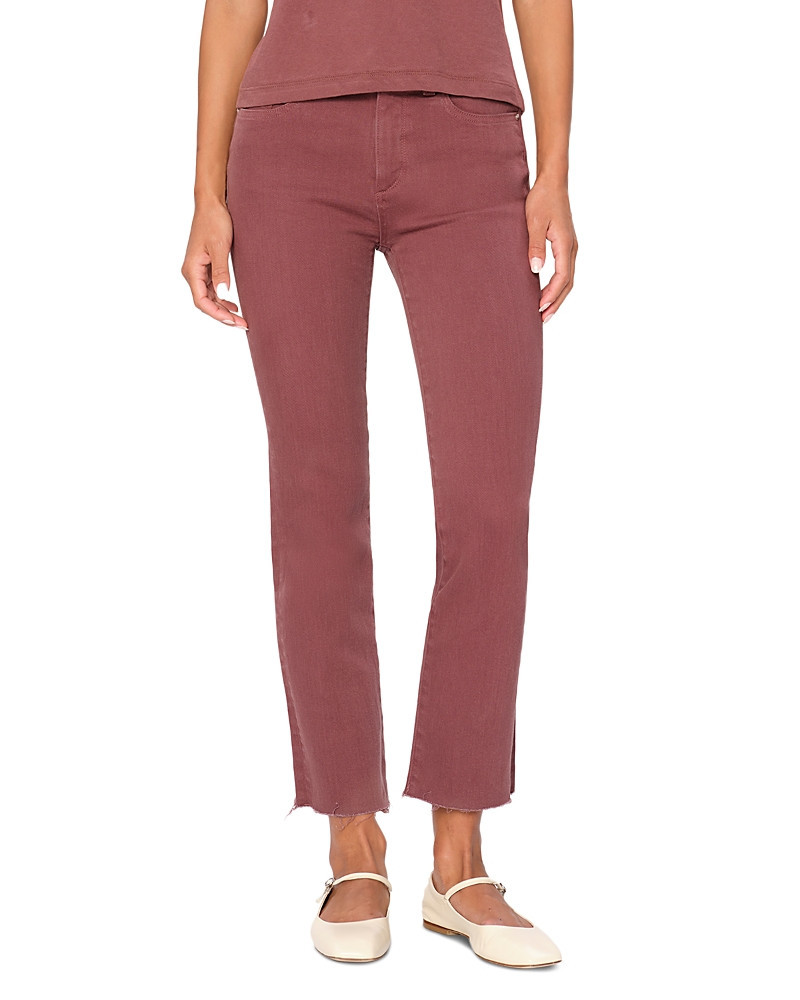DL1961 Mara Straight Mid Rise Instasculpt Ankle Jeans in Dried Rose | Bloomingdale's (US)