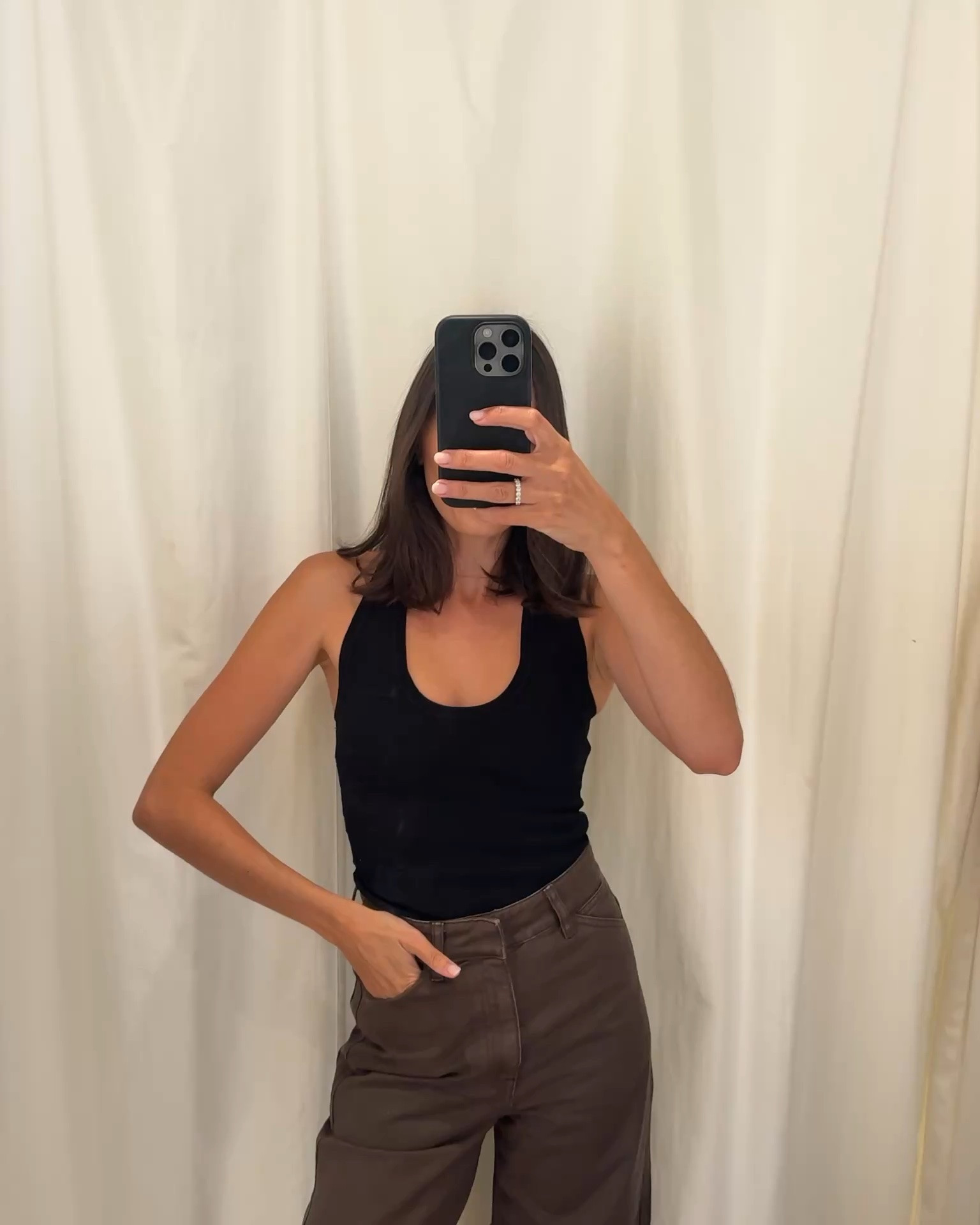 Henne tank (Maiken) in size XXS and the zeva jeans (25) x