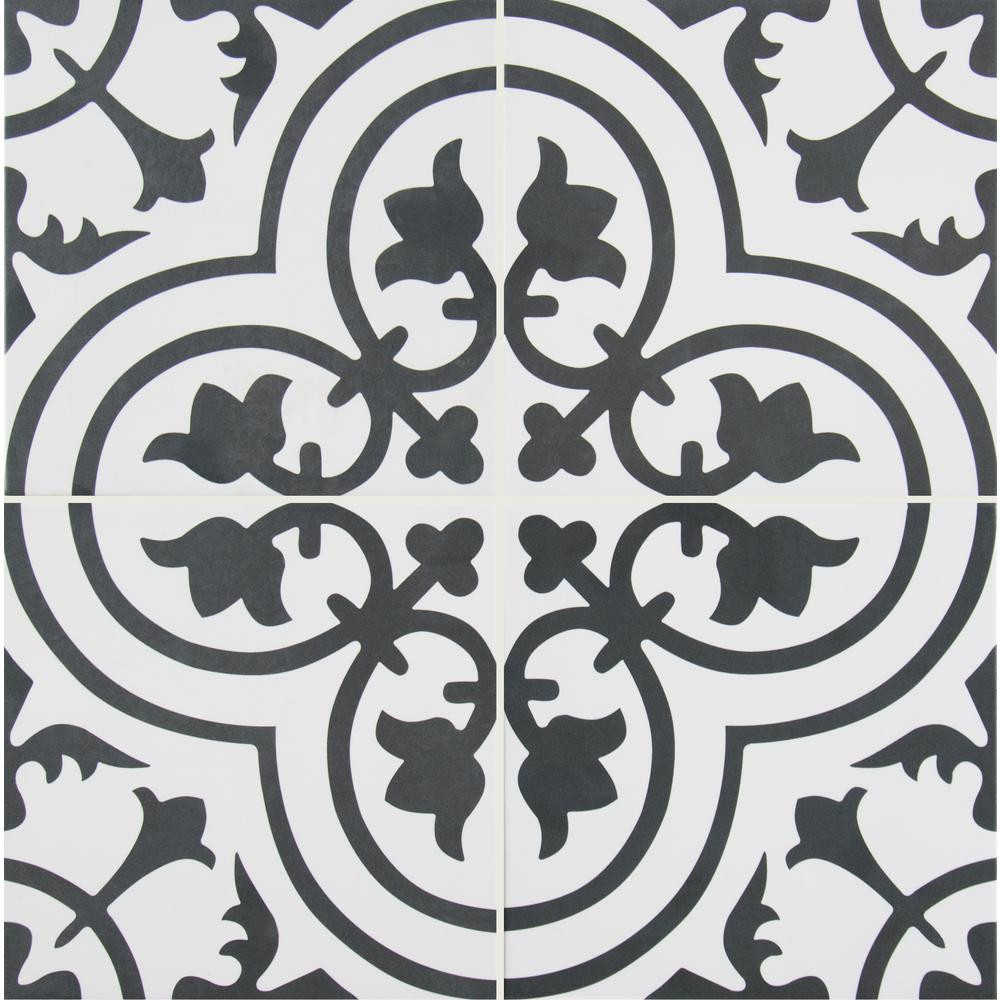 MSI 8 in. x 8 in. Amantus Encaustic Matte Porcelain Floor and Wall Tile (5.33 sq. ft./case)-NHDAM... | The Home Depot