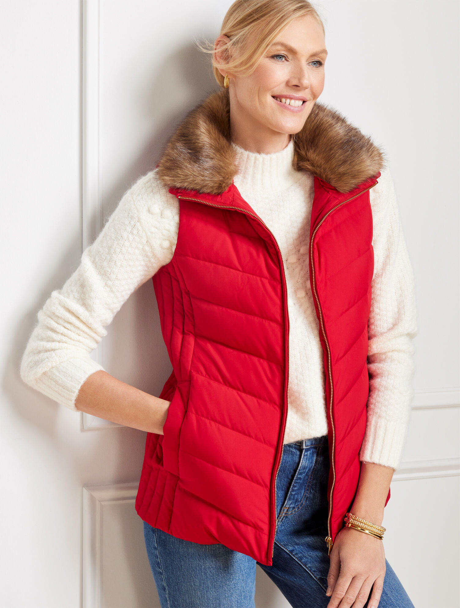 Down Puffer Vest | Talbots