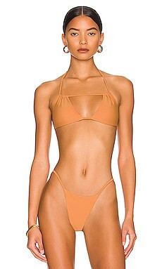 Camila Coelho Dalida Top in Clay from Revolve.com | Revolve Clothing (Global)