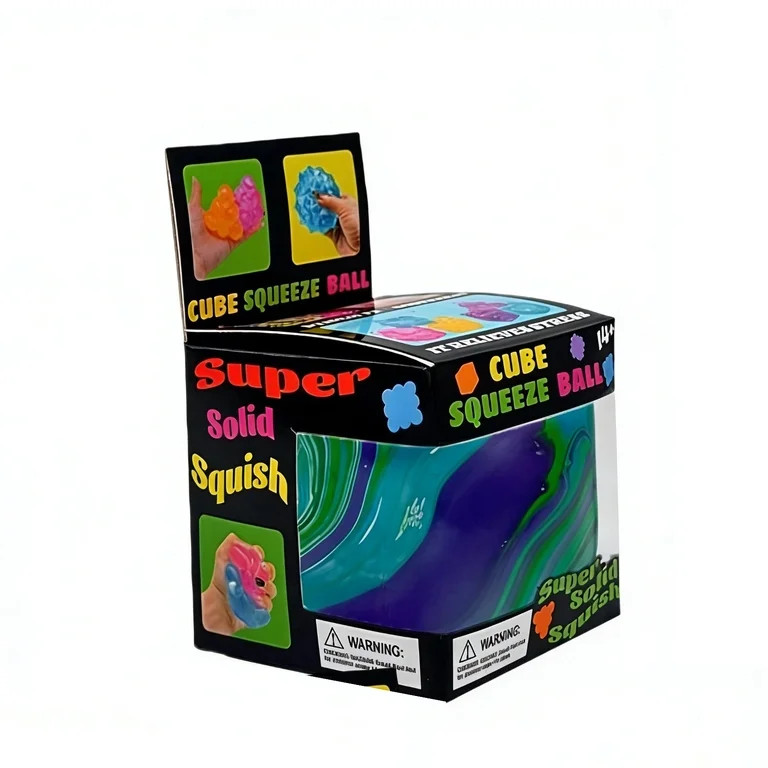 Square Squeeze Sensory Toys, Fidget Toys Squishy Stress Cube, Stress Balls for Adults Squishies S... | Walmart (US)