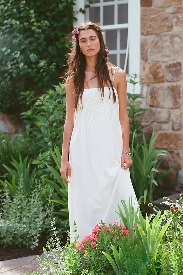 Sky Dancing Midi Dress at Free People in Ivory, Size: XS | Free People (UK)