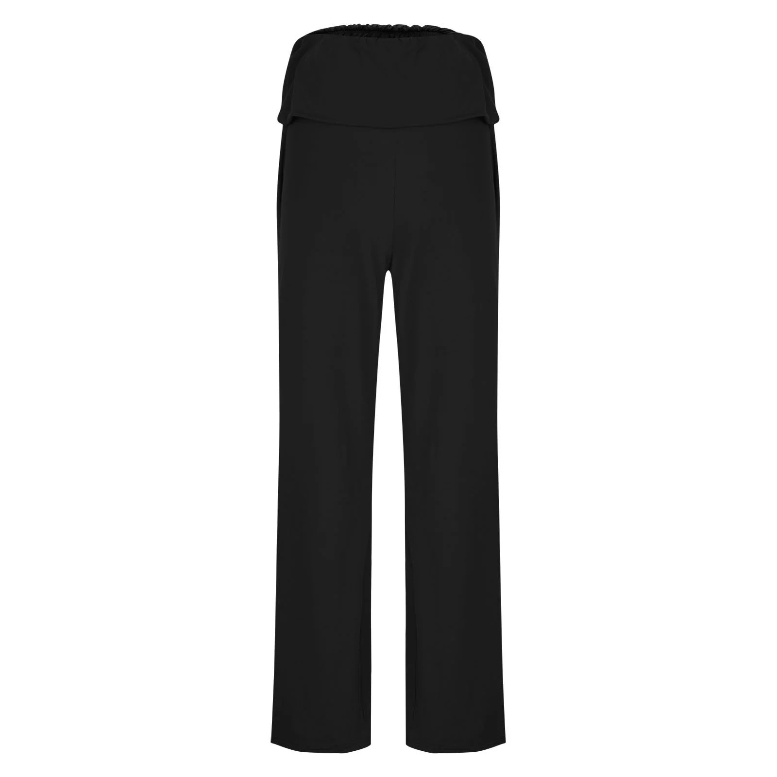 Chiccall Women's Fleece Lined Pants with Pockets Elastic High Waist Flare Leggings Winter Thermal... | Walmart (US)