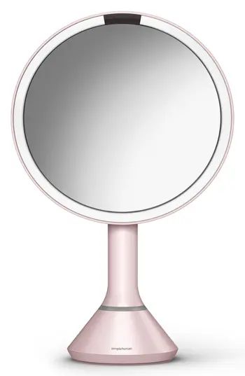 Simplehuman Eight Inch Sensor Mirror With Brightness Control, Size One Size - Pink | Nordstrom