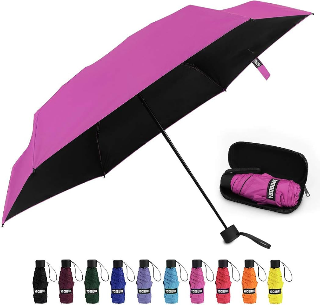 Yoobure Small Mini Umbrella with Case Light Compact Design Perfect for Travel Lightweight Portabl... | Amazon (US)