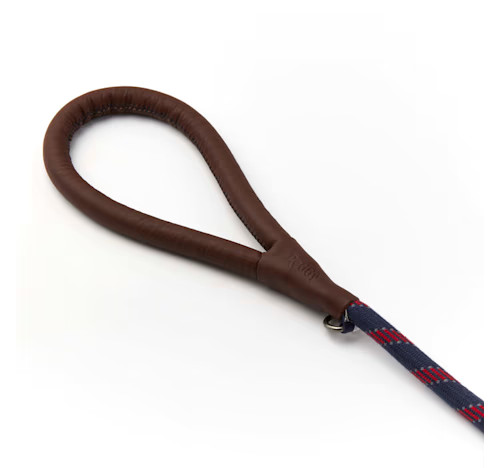 Reddy Rope Dog Leash, Red & Navy, 6-ft long, 1/2-in wide | Petco