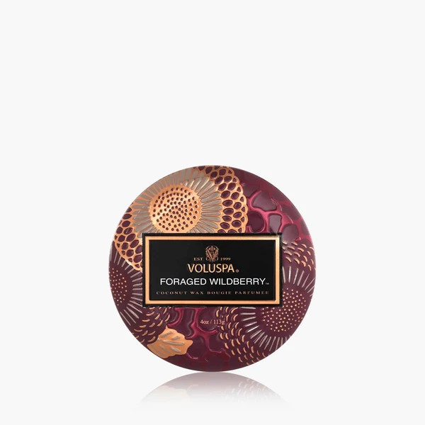 Foraged Wildberry - Mini Tin Candle | Voluspa