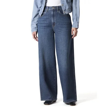 Levi Strauss Signature Women's Vintage Cinch Waist Loose Jean | Walmart (US)