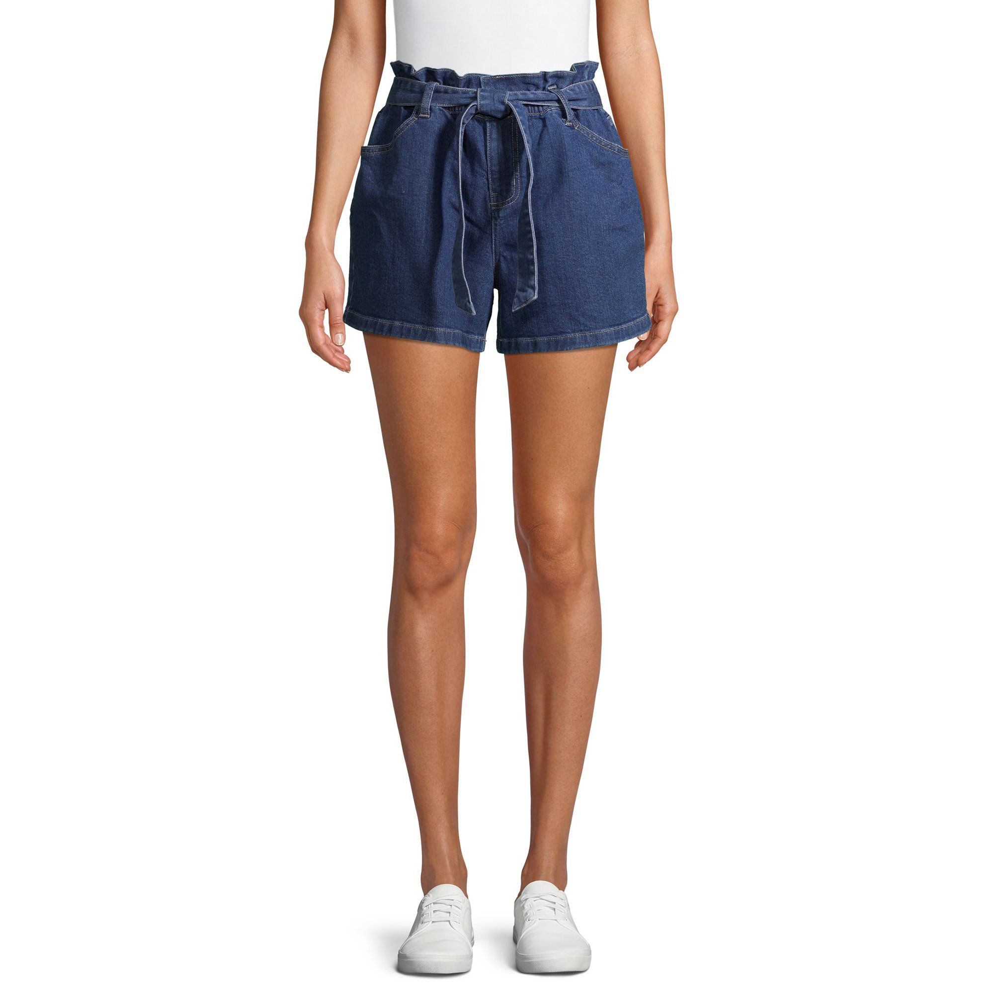 Time and True Women's Tie Waist Shorts | Walmart (US)