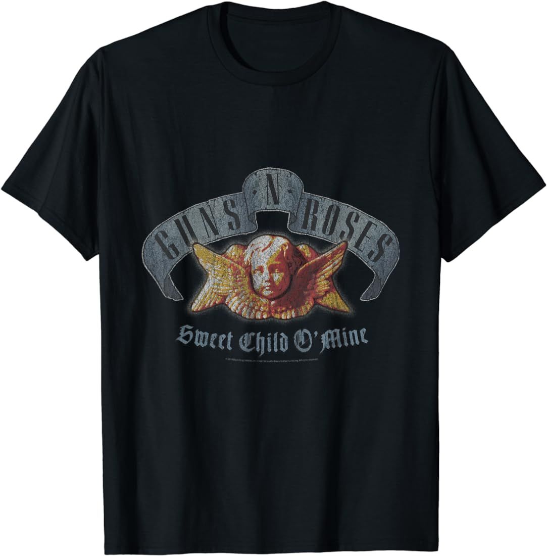 Guns N' Roses Official Sweet Child O' Mine T-Shirt | Amazon (US)