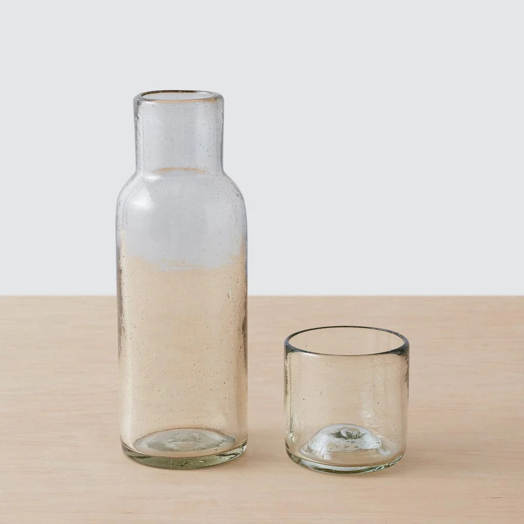 Lago Glass Carafe Set | The Citizenry