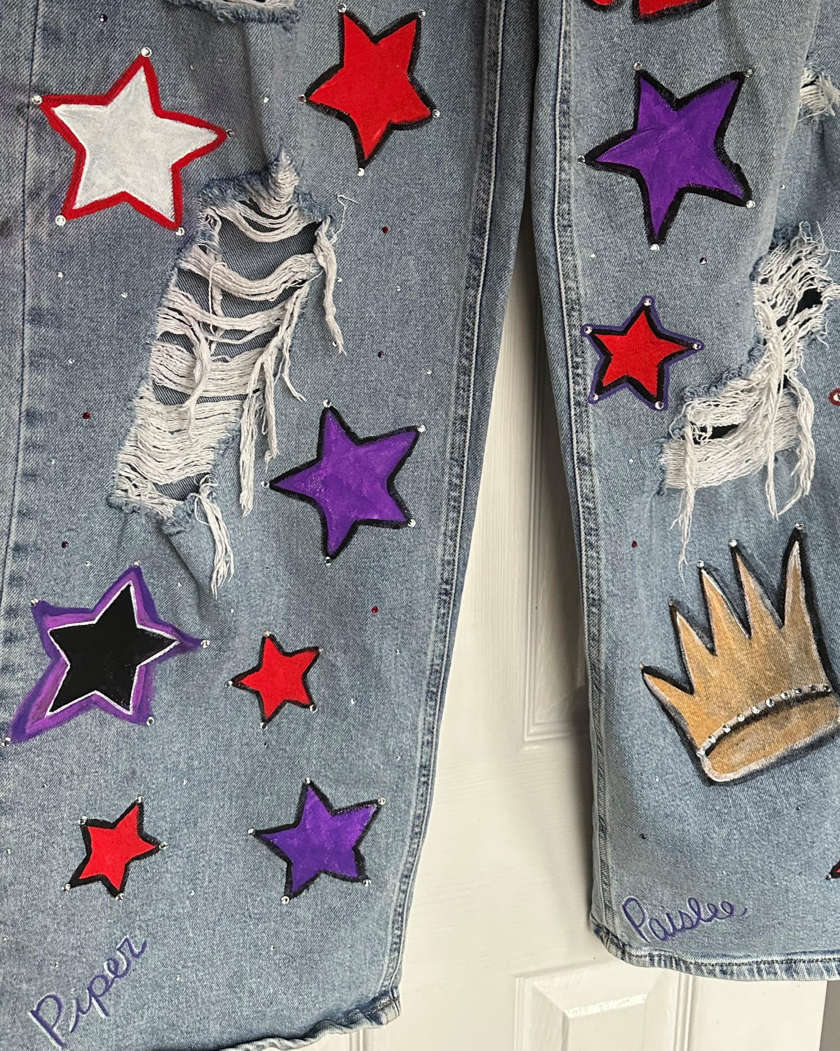 This is your sign to paint pants with your bestie ✨🤍🎨 So fun! 

#LTKmomlife