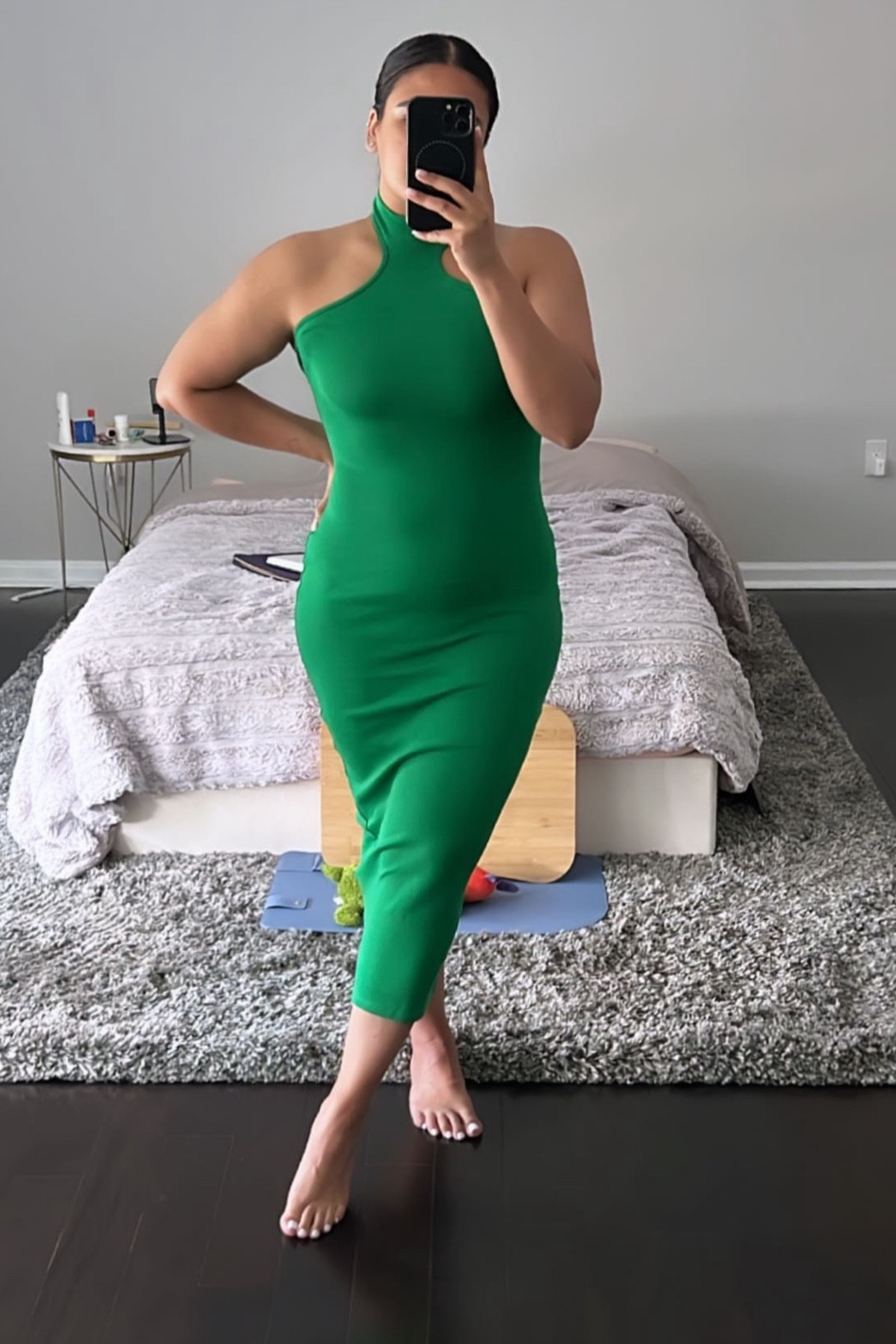 Wore this dress for lunch this weekend when we went to get sushi. I always fall in love with this dress every time I remember I own it. It’s the perfect length with black heels and the collar has buttons so it makes me feel so secure doing an up do. 



#LTKstyletip #LTKmidsize #LTKtravel