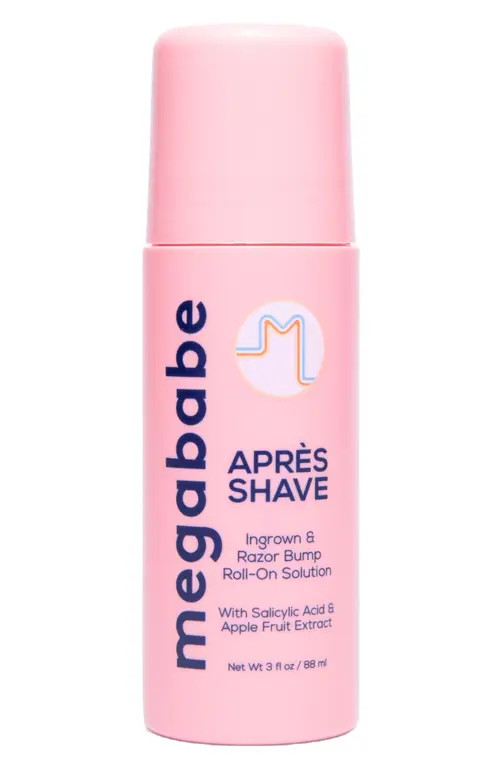 Megababe Après Shave Ingrown Hair & Razor Bump Roll-On in Pink at Nordstrom, Size 3 Oz | Nordstrom