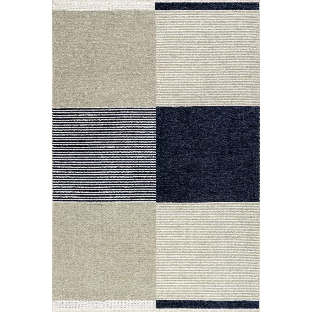 Nuloom Olivette Geometric Reversible Pet Friendly Premium Machine Washable Area Rug | Target