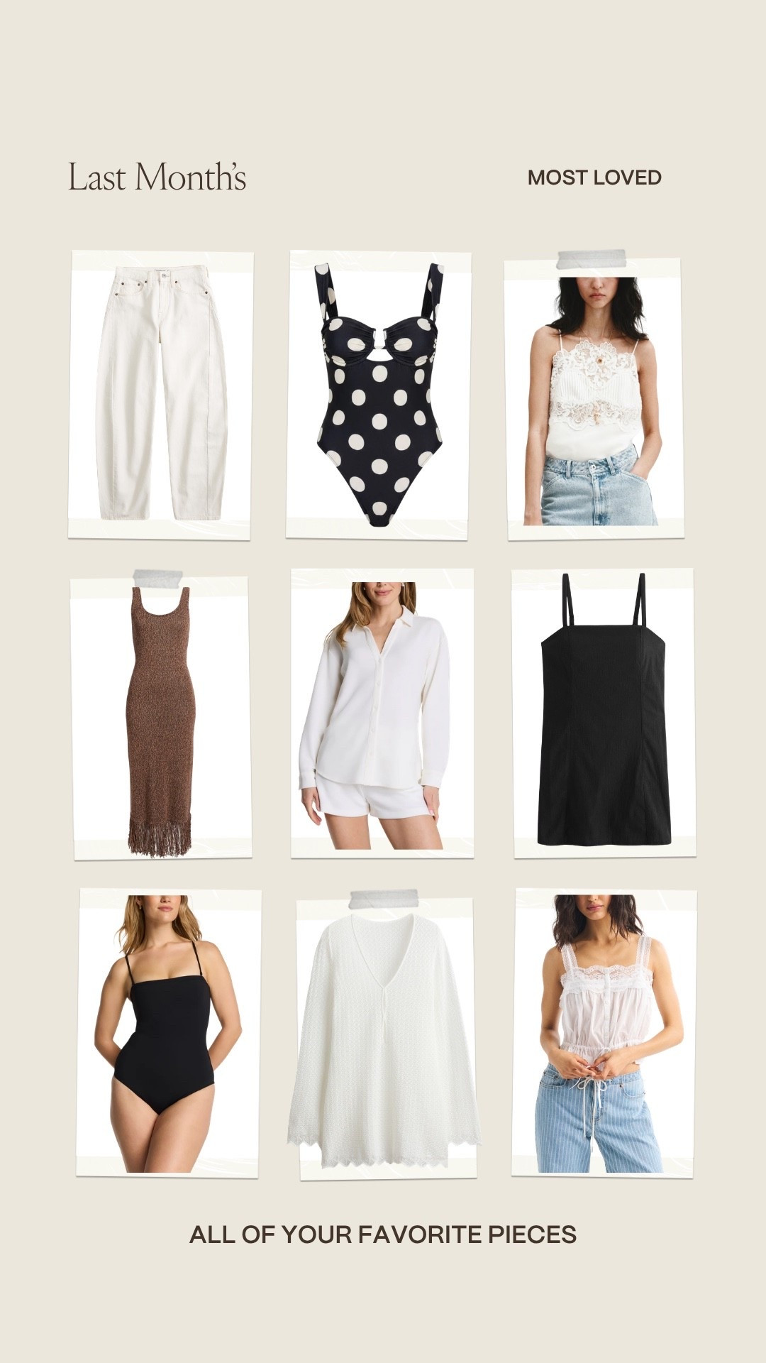 Your most loved in April 🤍

summer outfit, swimwear, beach outfit, pool outfit, boat outfit, mom outfit, postpartum outfit, beach coverup, beach vacation outfit, swim, swimsuit, date night outfit, dinner outfit

#LTKSwim #LTKSeasonal #LTKTravel
