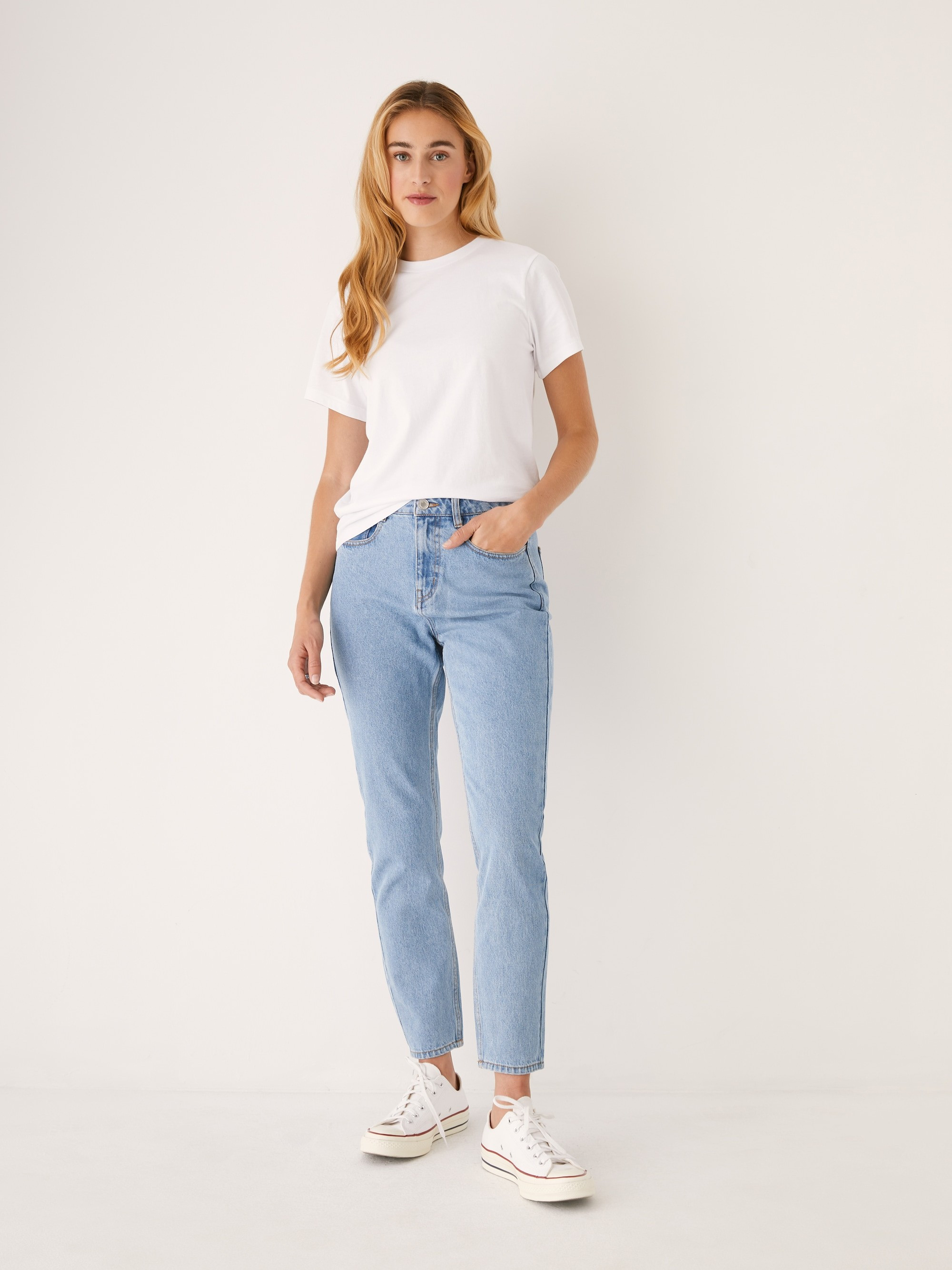 The Good Cotton Essential T-Shirt in Bright White | Frank + Oak