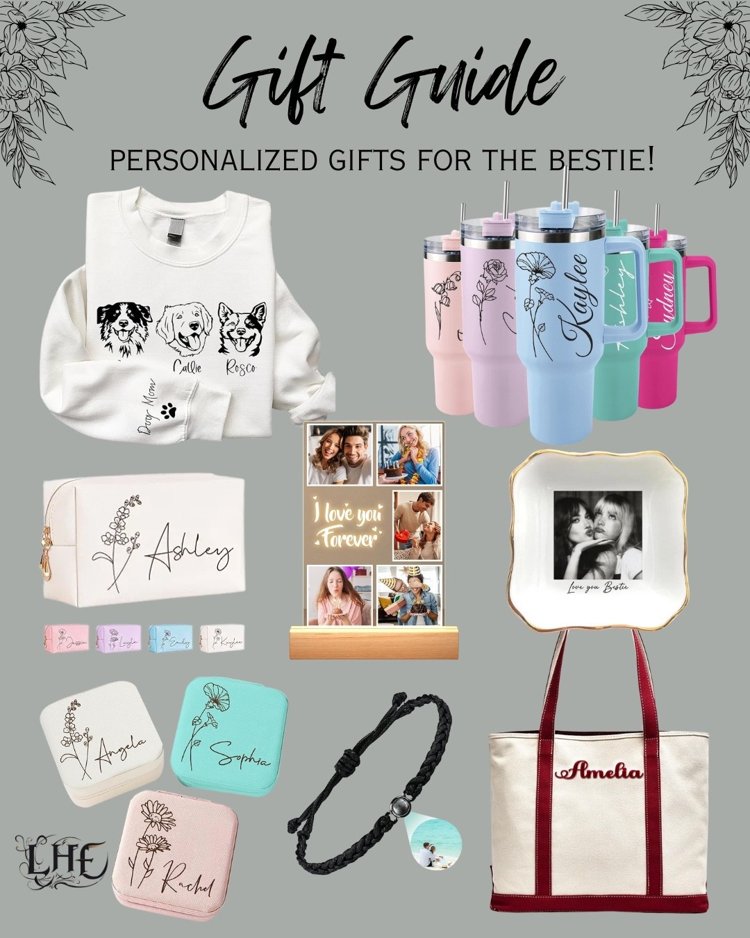 My fav personalized gifts for a friend! Meaningful and useful gift ideas! Shop by clicking the thumbnails 🙌 personalized gifts, sentimental gifts, gifts for friend, best friend gift, gifts, gift guide, gift for her

#LTKSaleAlert #LTKFindsUnder50 #LTKGiftGuide