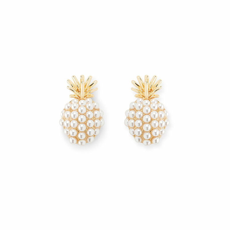 Donna Pineapple Studs | Rocksbox