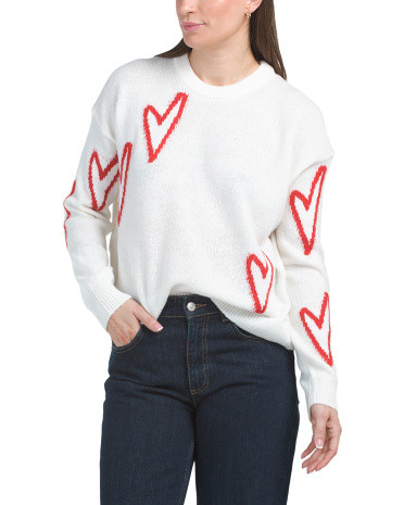Hearts Sweater | Sweaters | T.J.Maxx | TJ Maxx