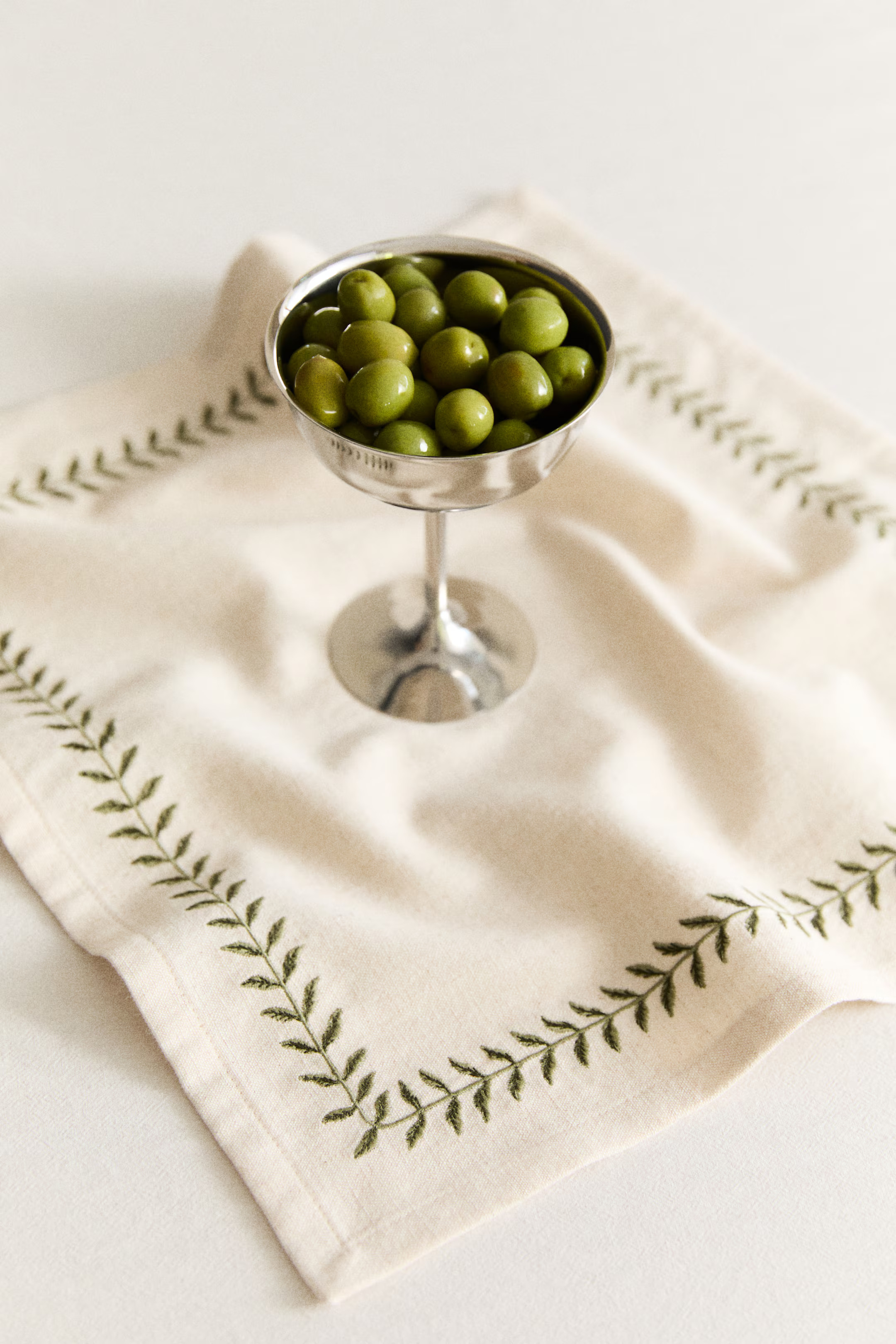 4-pack Embroidered Napkins | H&M (US + CA)