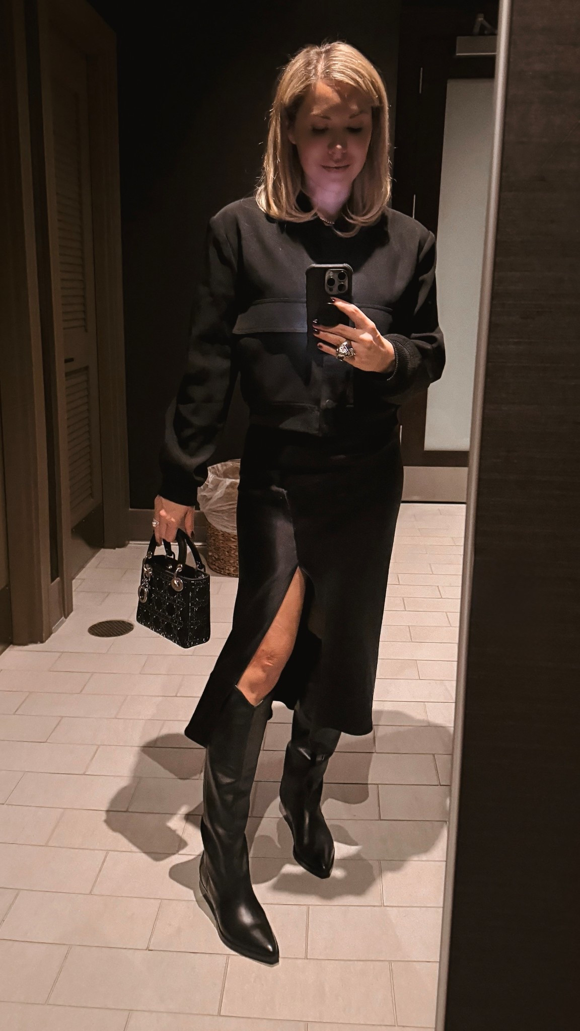 A little high low - skirt is Anine Bing (old) and wearing an Amazon jacket as a top 

#LTKootd #LTKFindsUnder50 #LTKdayinmylife