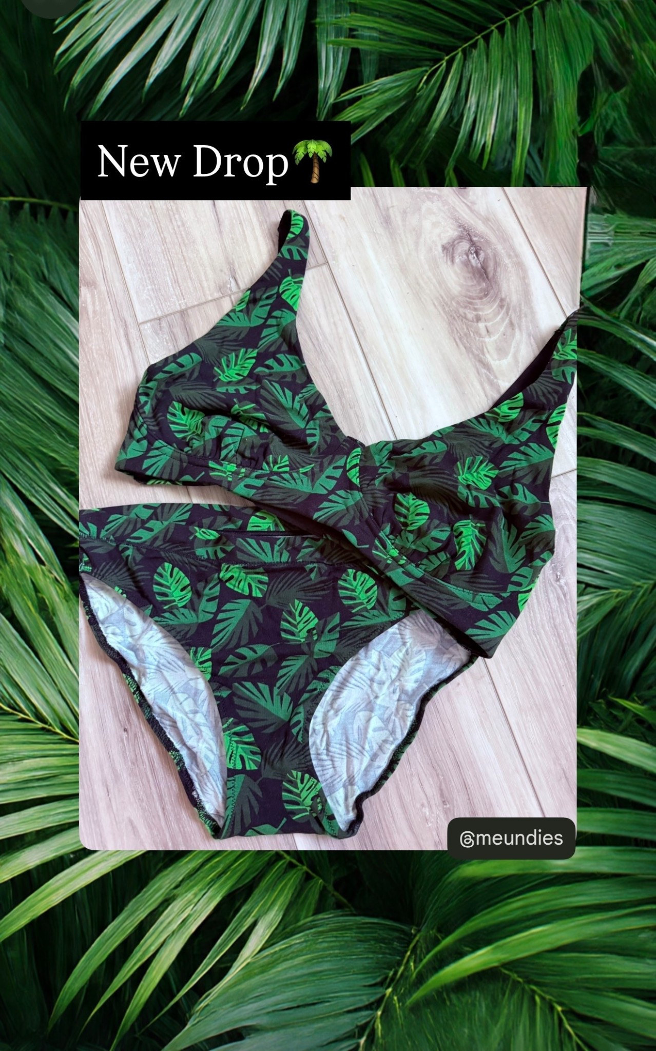 Love the new drop for March🌴

Cute and cozy bralette & underwear for Spring💚