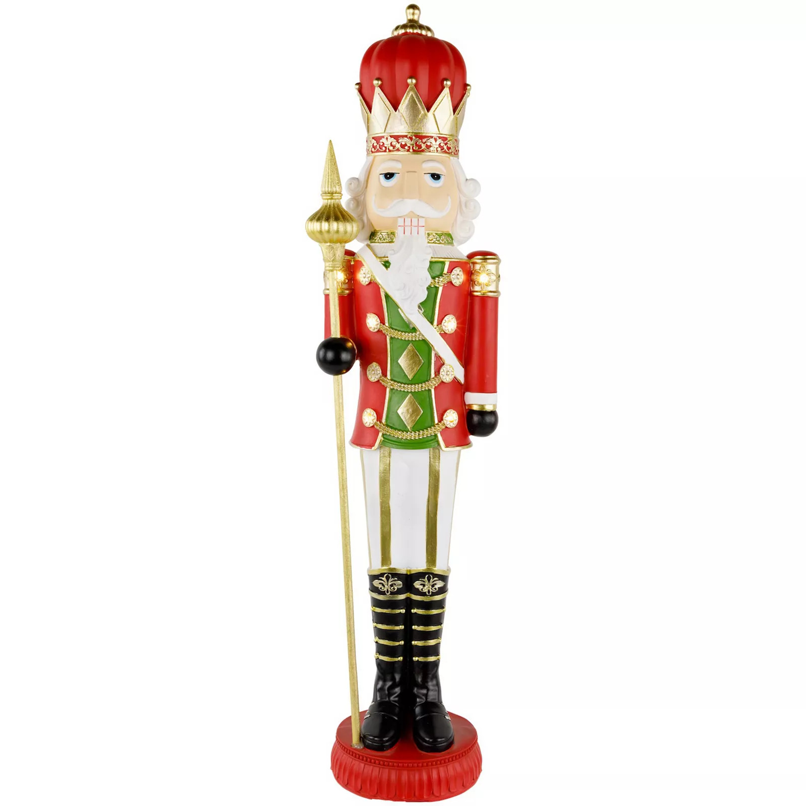 Northlight 22-Inch Nutcracker Figurine with Scepter Table Decor, Multi | Kohl's