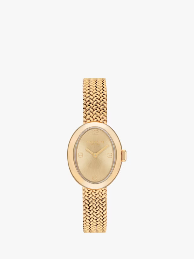 Coach 14504567 Women's Mesh Bracelet Wash, Gold | John Lewis (UK)