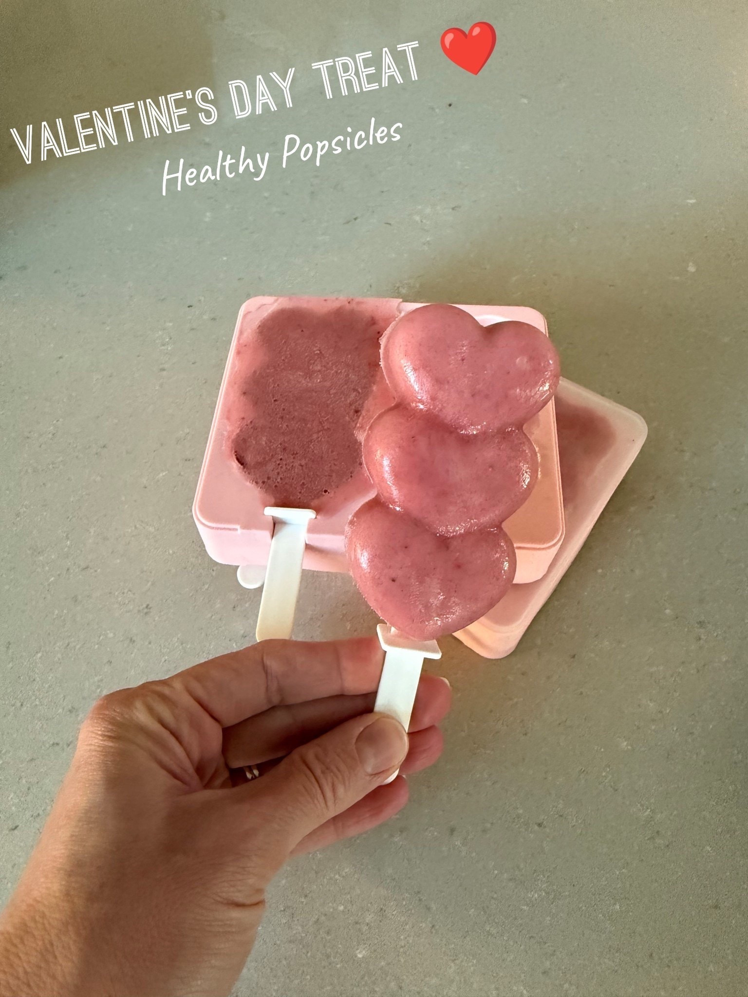 Valentine’s Day treat idea for the kiddos! These healthy popsicles are always a hit with my kids 👌 I used frozen bananas, strawberries, milk, vanilla yogurt and some vanilla. Such a great way to sneak in some fruit! 

Valentine’s Day treat, Valentines Day breakfast, Kids breakfast ideas, kids healthy popsicles, kids snack ideas, Amazon, Target, Valentines Day, heart popsicles 

#LTKfoodie #LTKmomlife #LTKValentine
