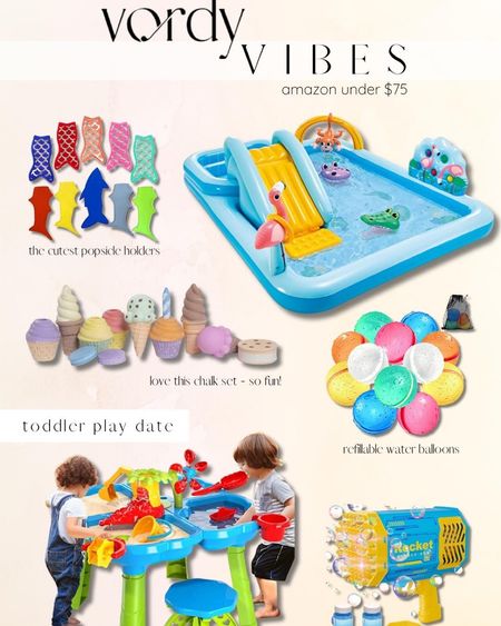 Vordy vibes; summer play date with toddlers, must haves, inflatable pool,  Amazon, under $75

#christianblairvordy 

#summer #amazon #under75 #play #date #toddler #outdoor #kids 

#LTKswim #LTKkids #LTKSeasonal