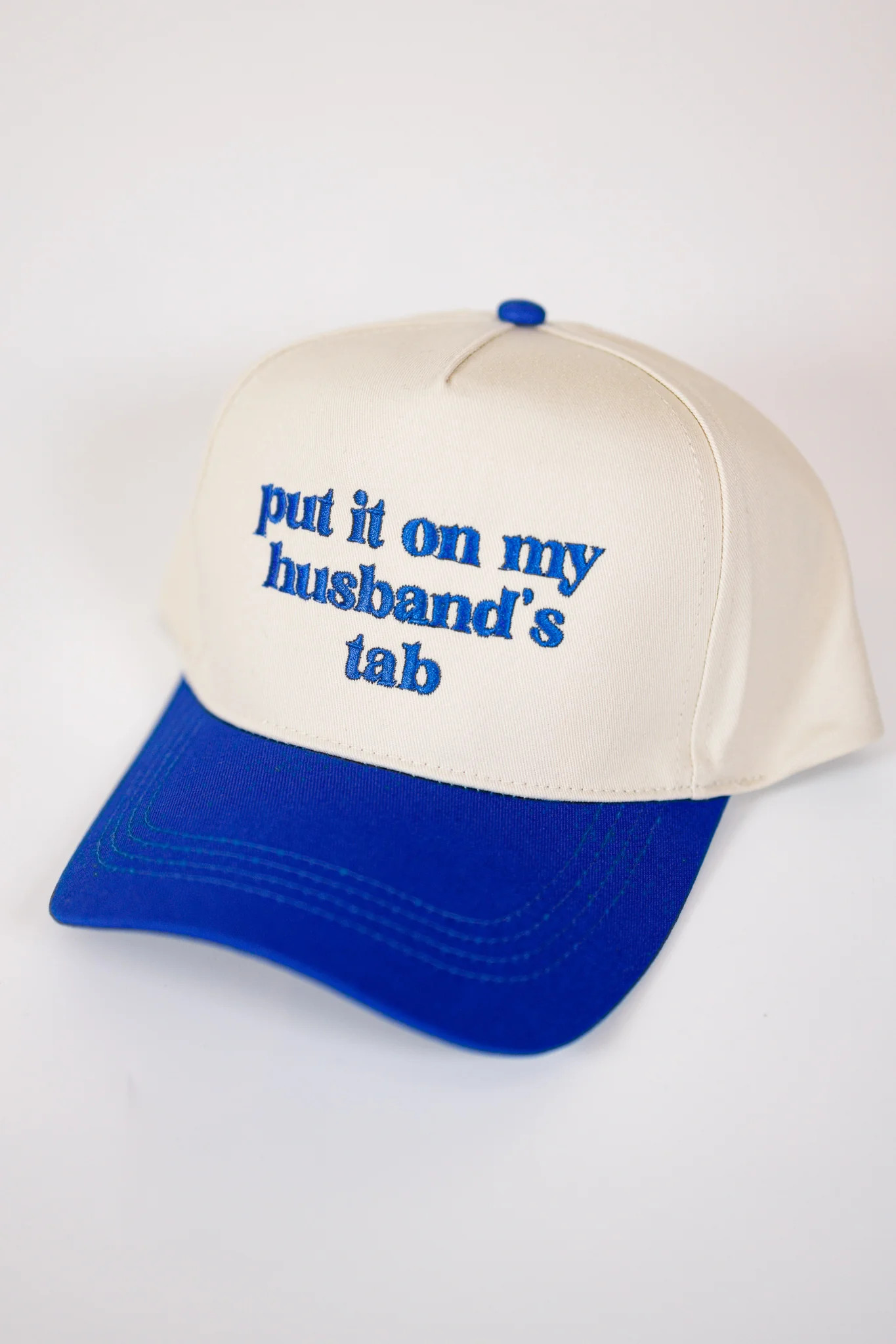 Put it on My Husband's Tab Hat, VARIOUS COBALT | Jaxe + Grace Boutique