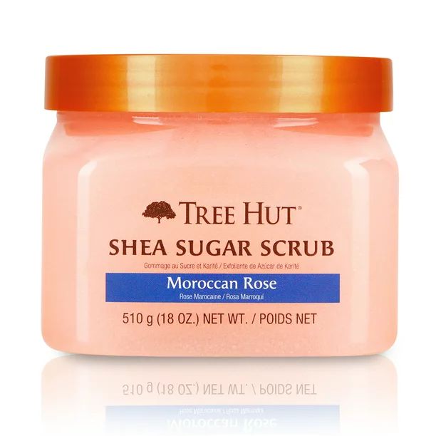 Tree Hut Shea Sugar Scrub Moroccan Rose, 18oz, Ultra Hydrating and Exfoliating Scrub for Nourishi... | Walmart (US)
