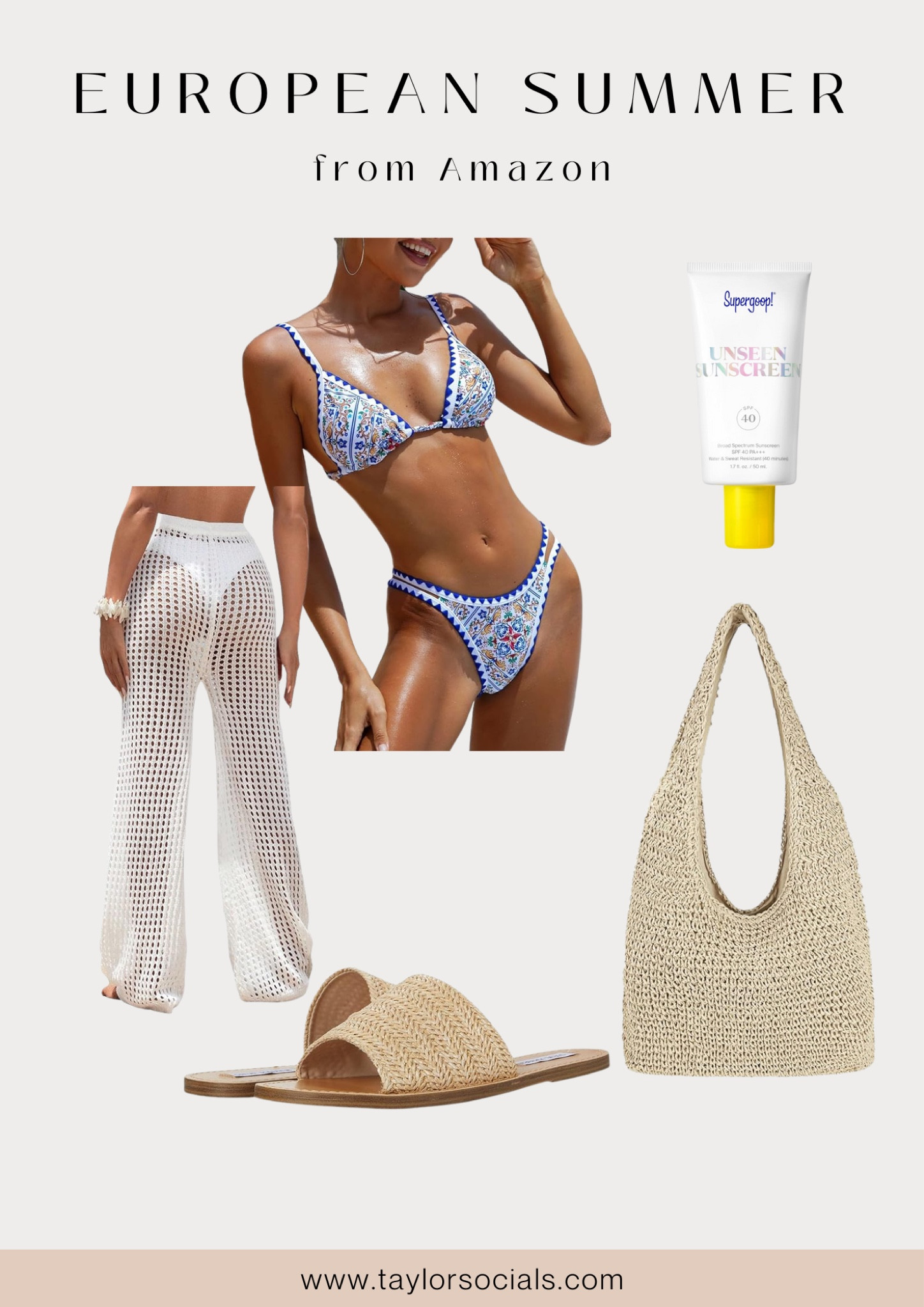 European Summer from Amazon ☀️ | #europeansummer #mediterranean 

#LTKTravel #LTKFindsUnder50 #LTKSwim