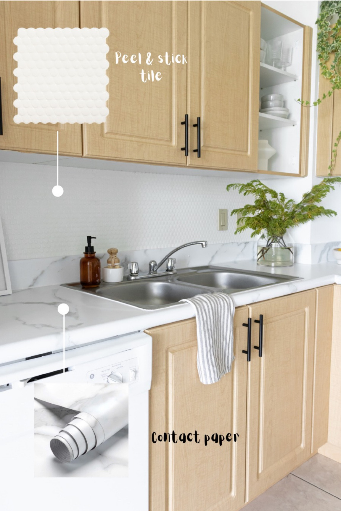 Materiales para transformar la cocina a bajo costo. Renter-friendly material for the kitchen. #peelandsticktile #materialsrenterfriendly #contactpaper #amazonfinds

#LTKhome #LTKunder50