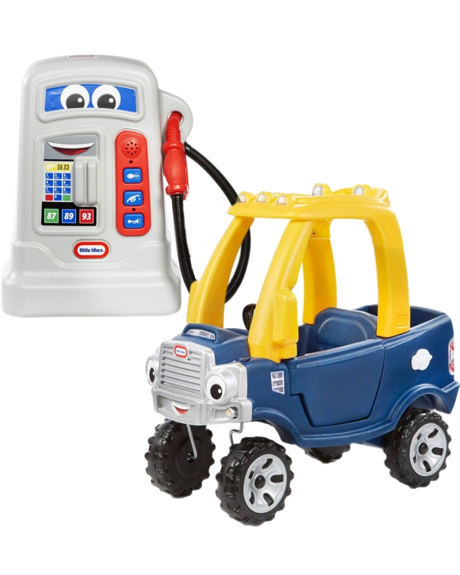 Cozy coupe gas pumps and charging station! So cute and fun! Really fun way to bring out your little ones imagination 

#LTKkids #LTKbaby #LTKfindsunder100