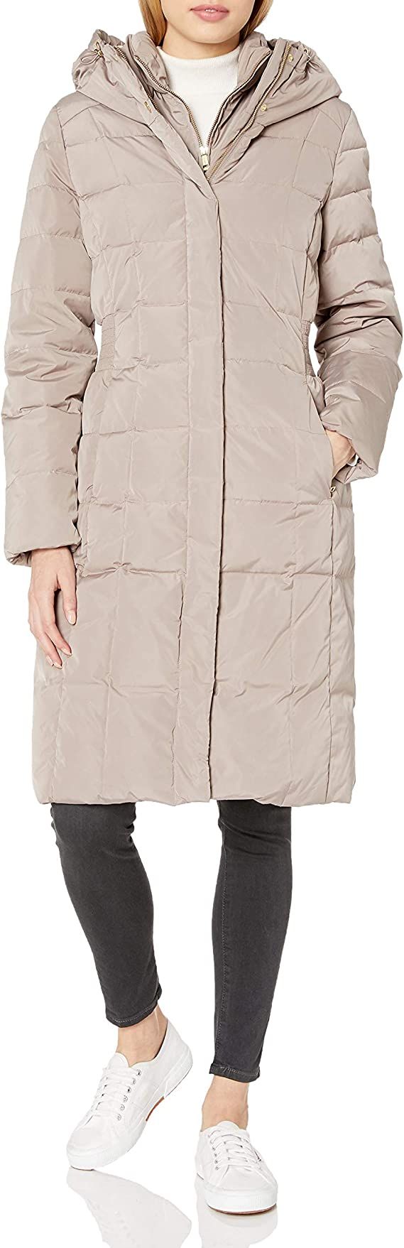 Cole Haan Filled Winter Coats for Women Trap Warmth with Bib Front & Dramatic Hood | Amazon (US)