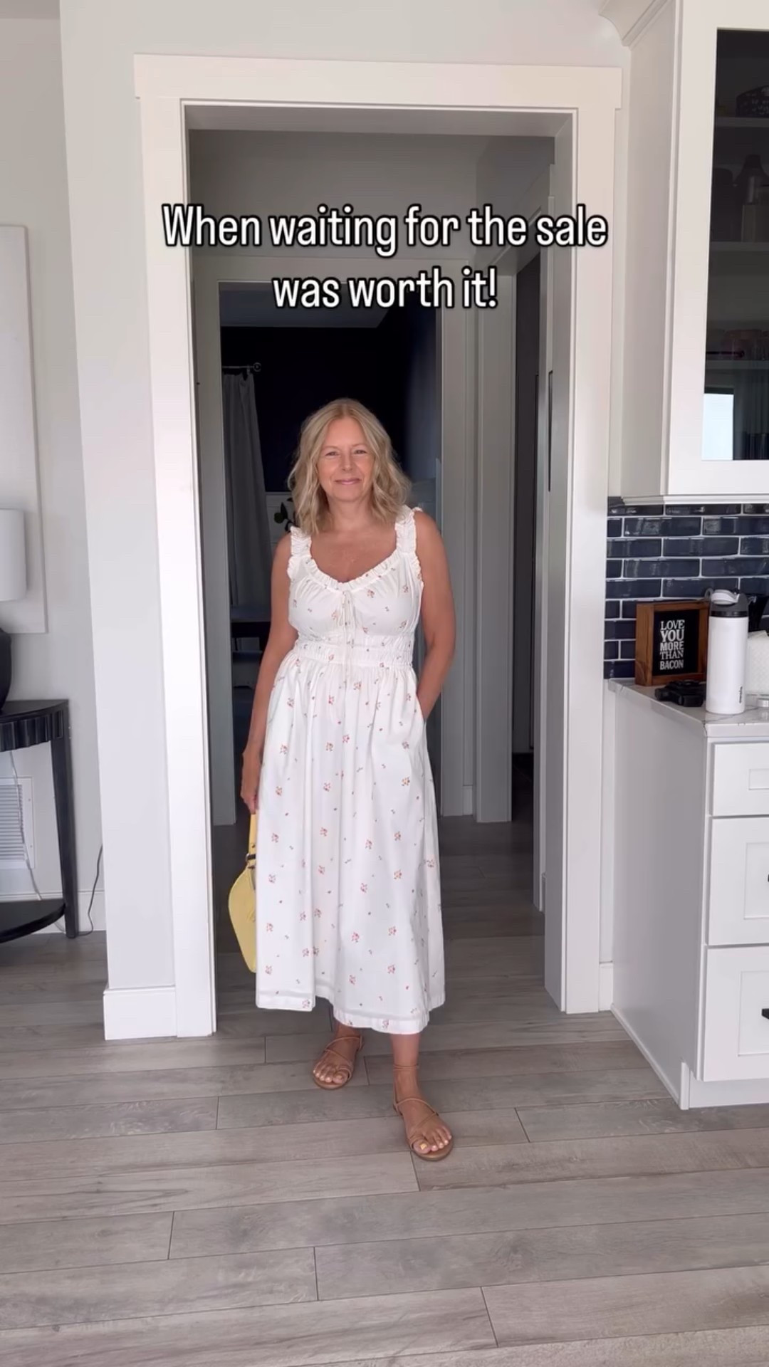 I love everything about this dress from Old Navy.  The feminine floral print, the elastic waist and shoulder straps for the perfect fit, it’s not see through, the midi length, bra doesn’t show, and the light weight fabric!  Absolutely the perfect solution to what to wear when you don’t know what to wear! @oldnavy #timelessstyle #easyoutfit #fashion #shopping #outfitinspo #ootd #style #over50 #outfitideas #summerfashion #summerdress #summerstyle #oldnavy #whattowear

#LTKStyleTip #LTKOver40 #LTKSeasonal