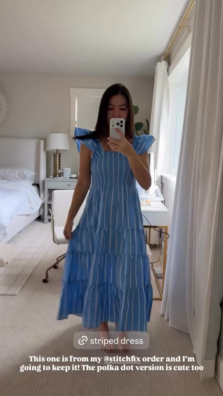 Spring striped dress with ruffles from my Stitch Fix order! Comes in two other prints and colors!

#LTKootd #LTKSeasonal #LTKSpringSale