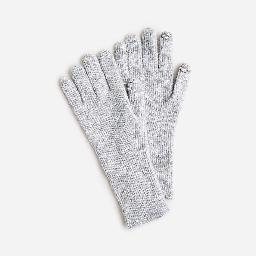 Ribbed touch-screen gloves in Supersoft yarn | J.Crew US