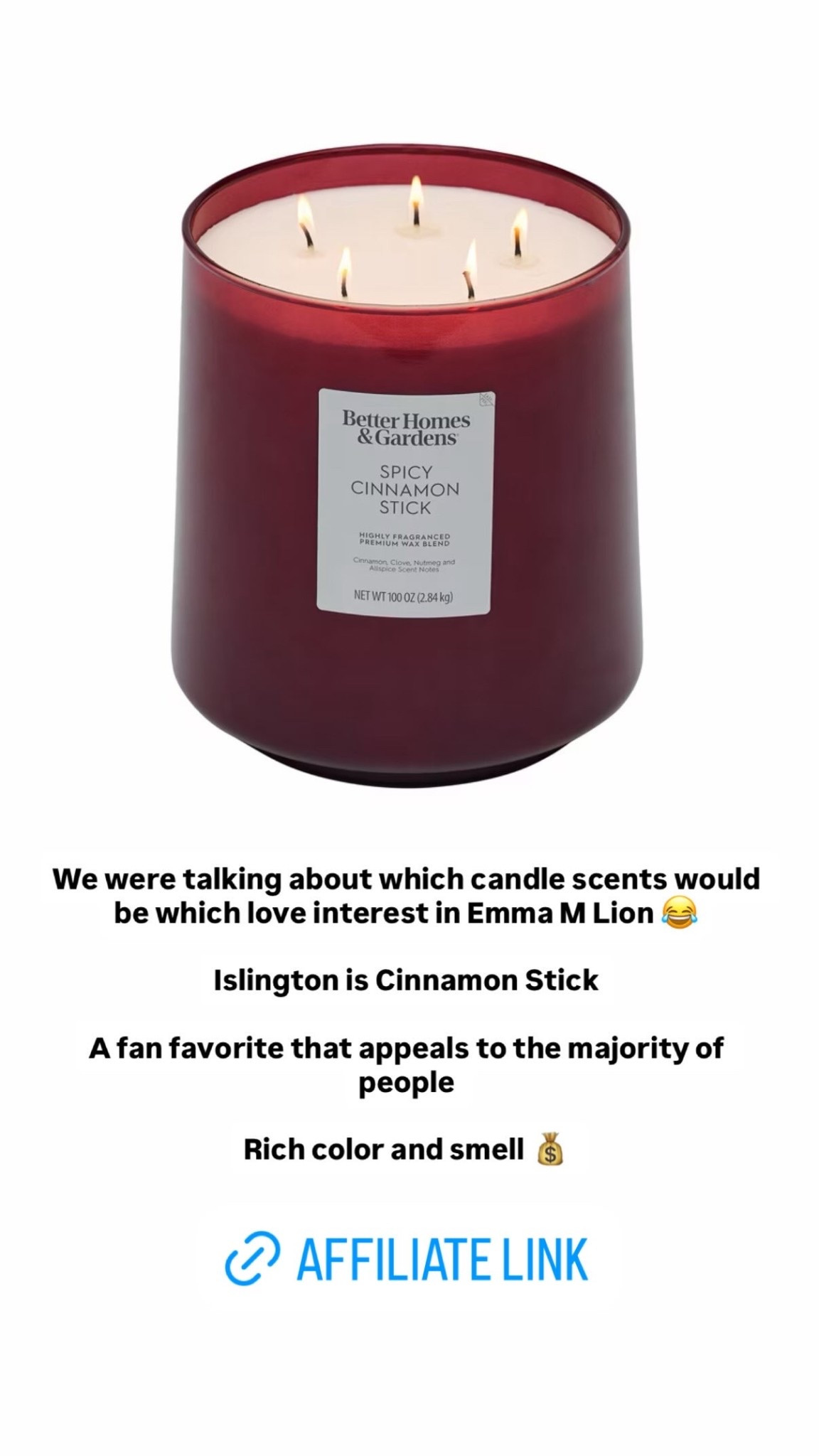 Emma M. Lion’s love interests - candle edition: Islington
Do you agree?

#LTKHome