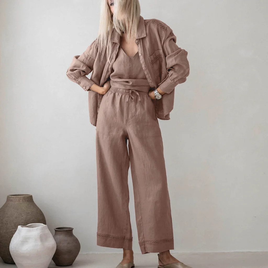 Stella Linen Trim Pant | Splendid