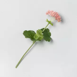 7" Faux Pink Herb Flower Stem - Hearth & Hand™ with Magnolia | Target